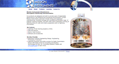 Desktop Screenshot of missioninstruments.com